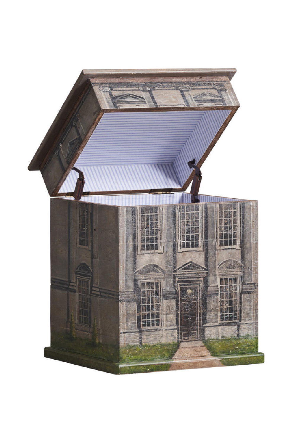 Painted Trunk Pine Side Table | Andrew Martin Filippo | Oroa.com