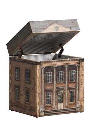 Hand-Painted Pine Trunk Side Table | Andrew Martin Jacopo | Oroa.com