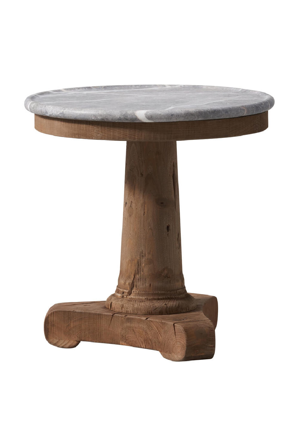 Vintage Pine Pedestal Side Table | Andrew Martin Michaelangelo | Oroa.com