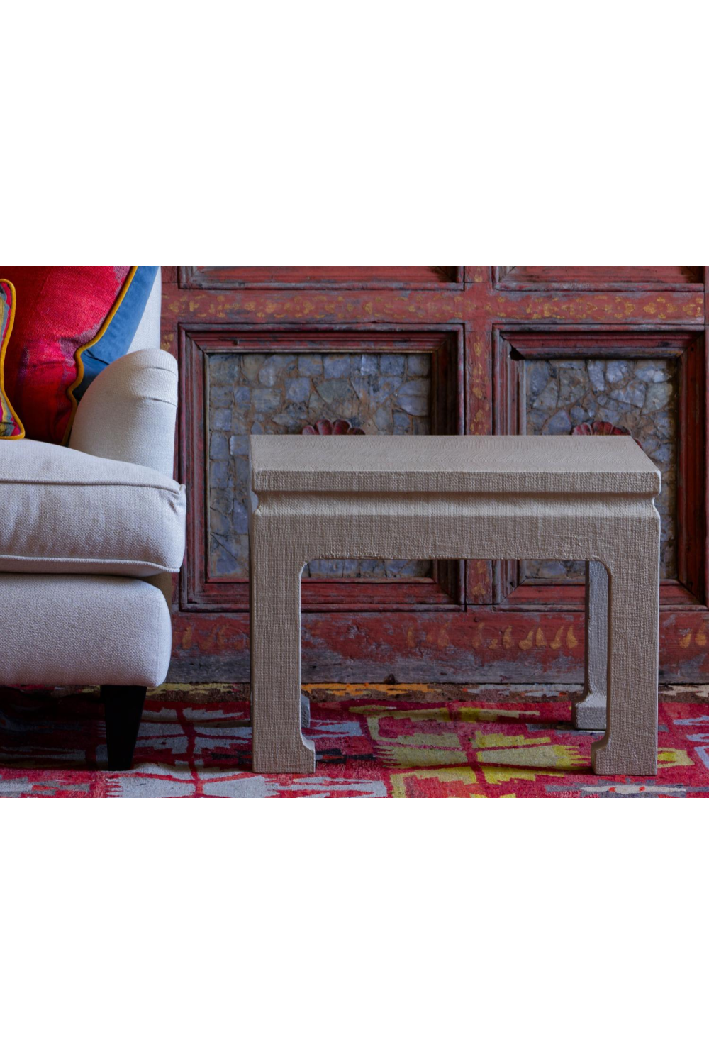 Lacquered Square Side Table | Andrew Martin Poseidon | Oroa.com