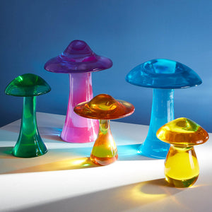 Yellow Acrylic Decorative Object | Jonathan Adler Mushroom | Oroa.com