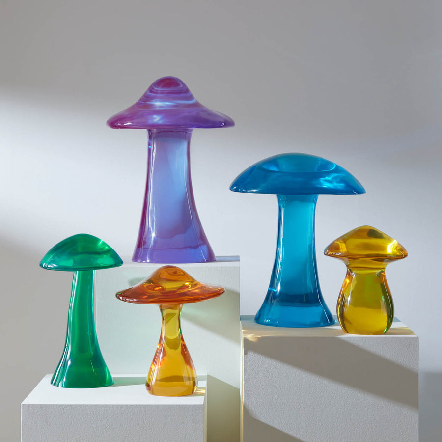 Yellow Acrylic Decorative Object | Jonathan Adler Mushroom | Oroa.com