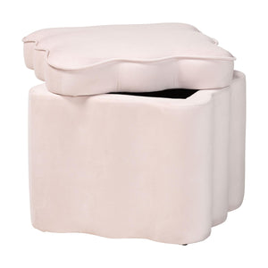   Modern European furniture - Scalloped Storage Ottoman - www.oroa.com | Oroa.com