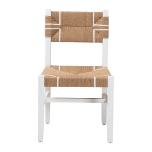   Modern European furniture - White Mahogany Bohemian Dining Chair - www.oroa.com | Oroa.com