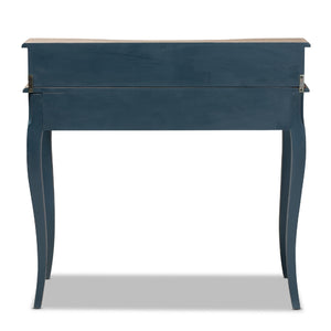   Modern European furniture - Blue Wooden Accent Writing Desk - www.oroa.com | Oroa.com