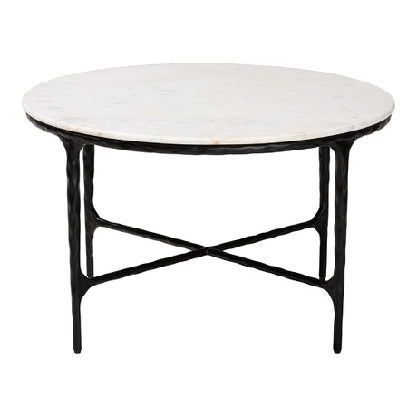   Modern European furniture - Round White Marble Coffee Table - www.oroa.com | Oroa.com