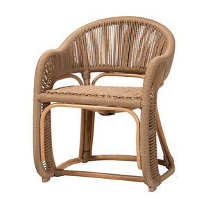   Modern European furniture - Rattan Indoor/Outdoor Barrel-Back Accent Chair - www.oroa.com | Oroa.com