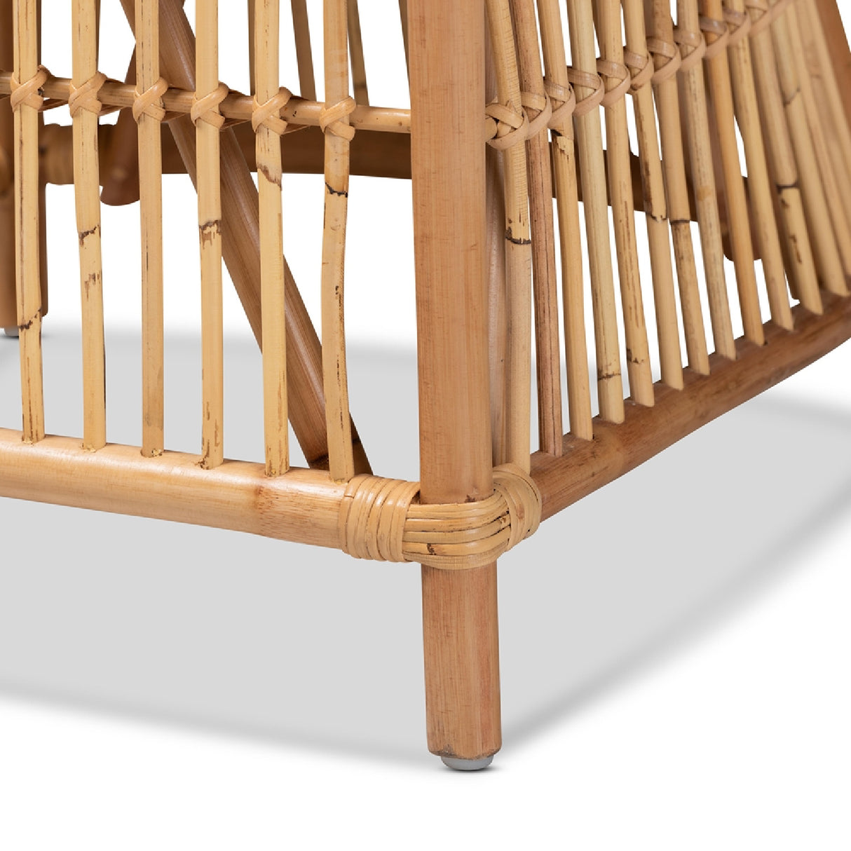 Modern European furniture - Padded Seat Rattan Accent Chair - www.oroa.com