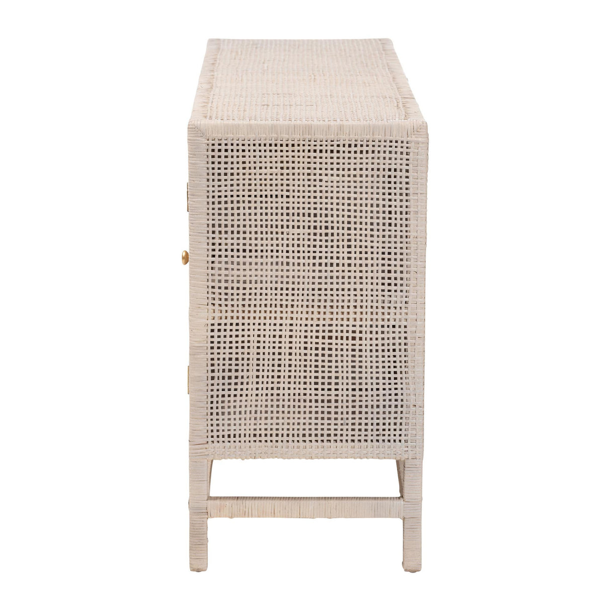   Modern European furniture - Gray Rattan 3-Drawer Cabinet - www.oroa.com | Oroa.com
