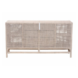   Modern European furniture - Gray Rattan 3-Drawer Cabinet - www.oroa.com | Oroa.com
