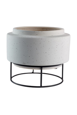 Gray Textured Flowerpot | Bolia Botanique | Oroa.com