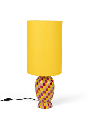 Cylindrical Fabric Shade Table Lamp | Bold Monkey Don't Be Afraid Of Color | Oroa.com
