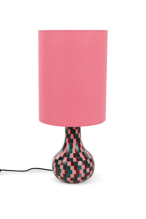 Cylindrical Fabric Shade Table Lamp | Bold Monkey Don't Be Afraid Of Color | Oroa.com