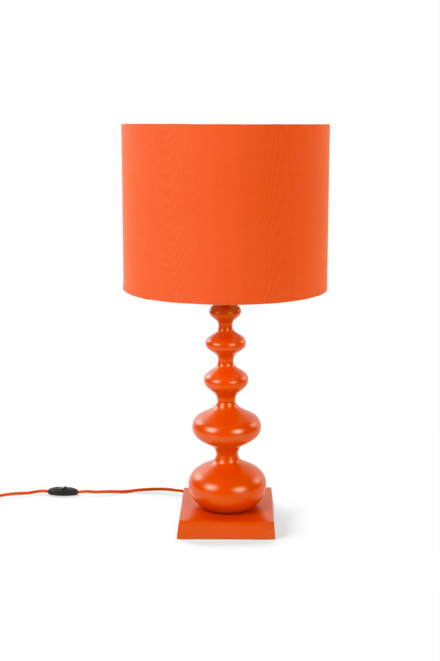 Orange Iron Table Lamp | Bold Monkey Orange is King | OROA.com