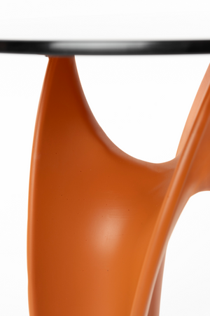 Orange Glass Side Table | Bold Monkey Hactua | OROA.com