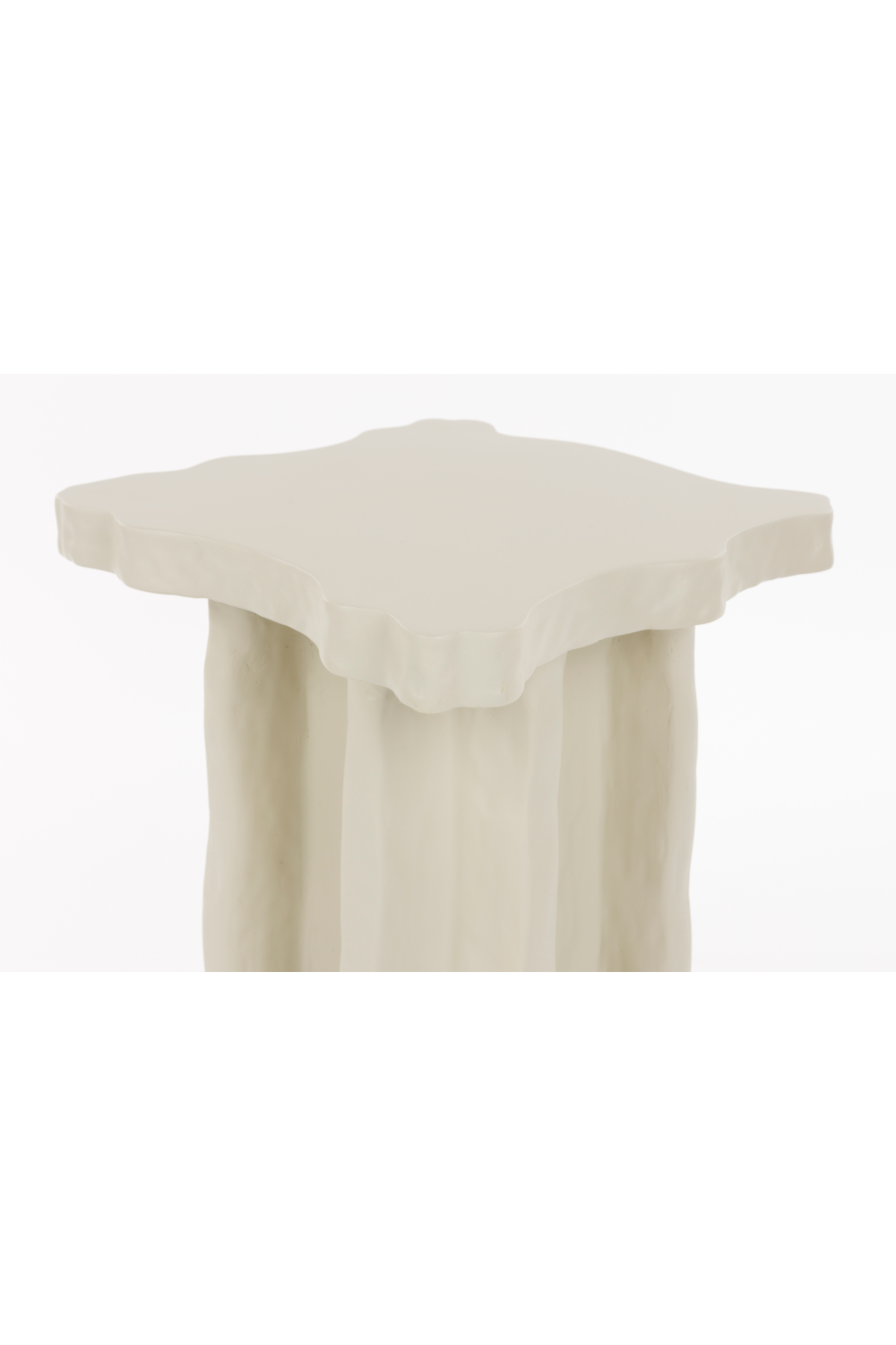 Beige Organic Side Table | Bold Monkey Born To Be Alive | OROA.com