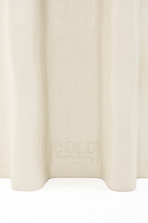 Beige Organic Side Table | Bold Monkey Born To Be Alive | OROA.com