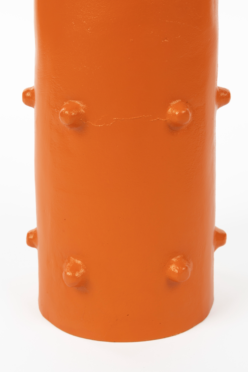Orange Round Side Table | Bold Monkey Pinch Me | OROA.com
