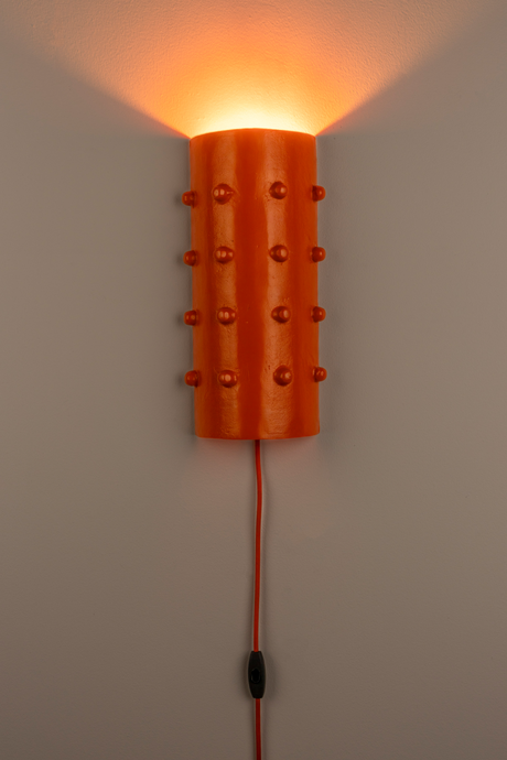 Orange Aluminum Wall Lamp | Bold Monkey Pinch Me | OROA.com