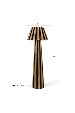 Cord Stripes Floor Lamp | Bold Monkey Stripe It Up | Oroa.com