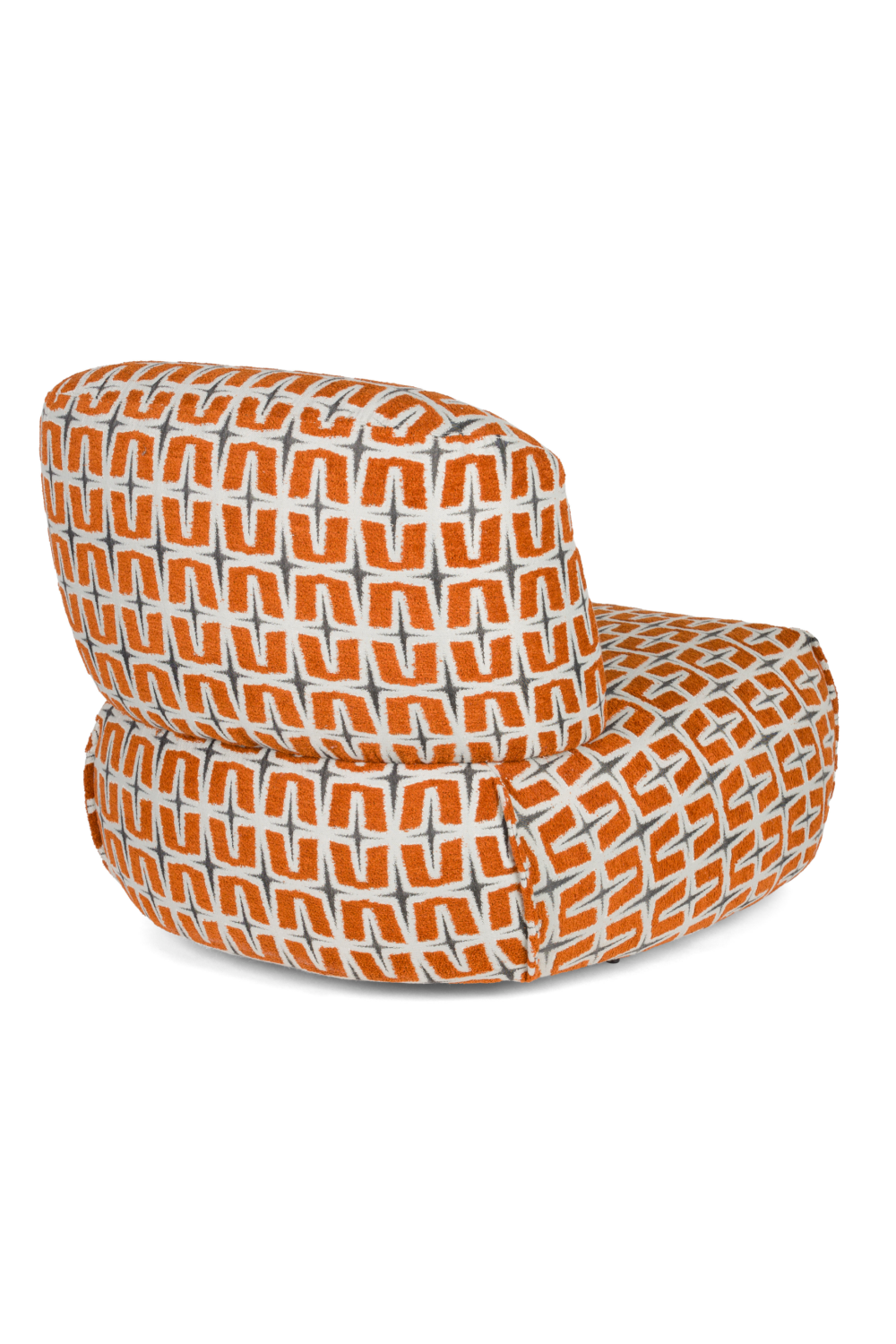 Printed Fabric Lounge Chair | Bold Monkey Ritz