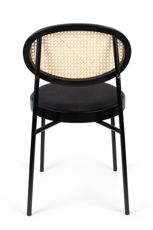 Rattan Back Dining Chairs (2) | Bold Monkey Don't Stop | OROA.com