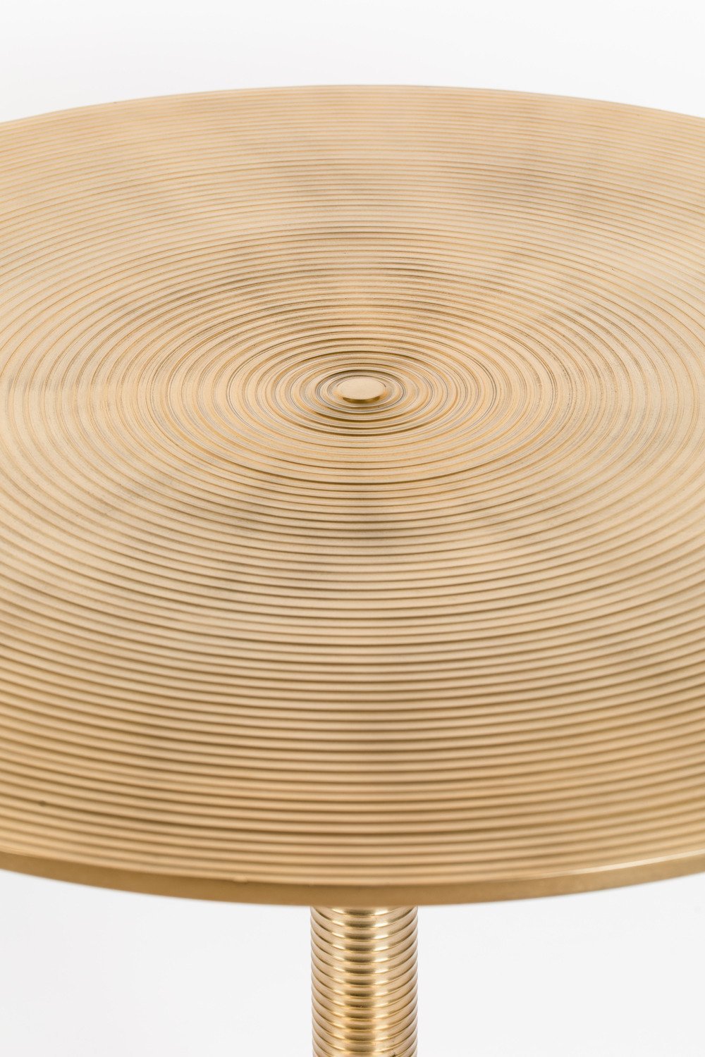 Gold Round Dining Table | Bold Monkey Hypnotising | OROA.com