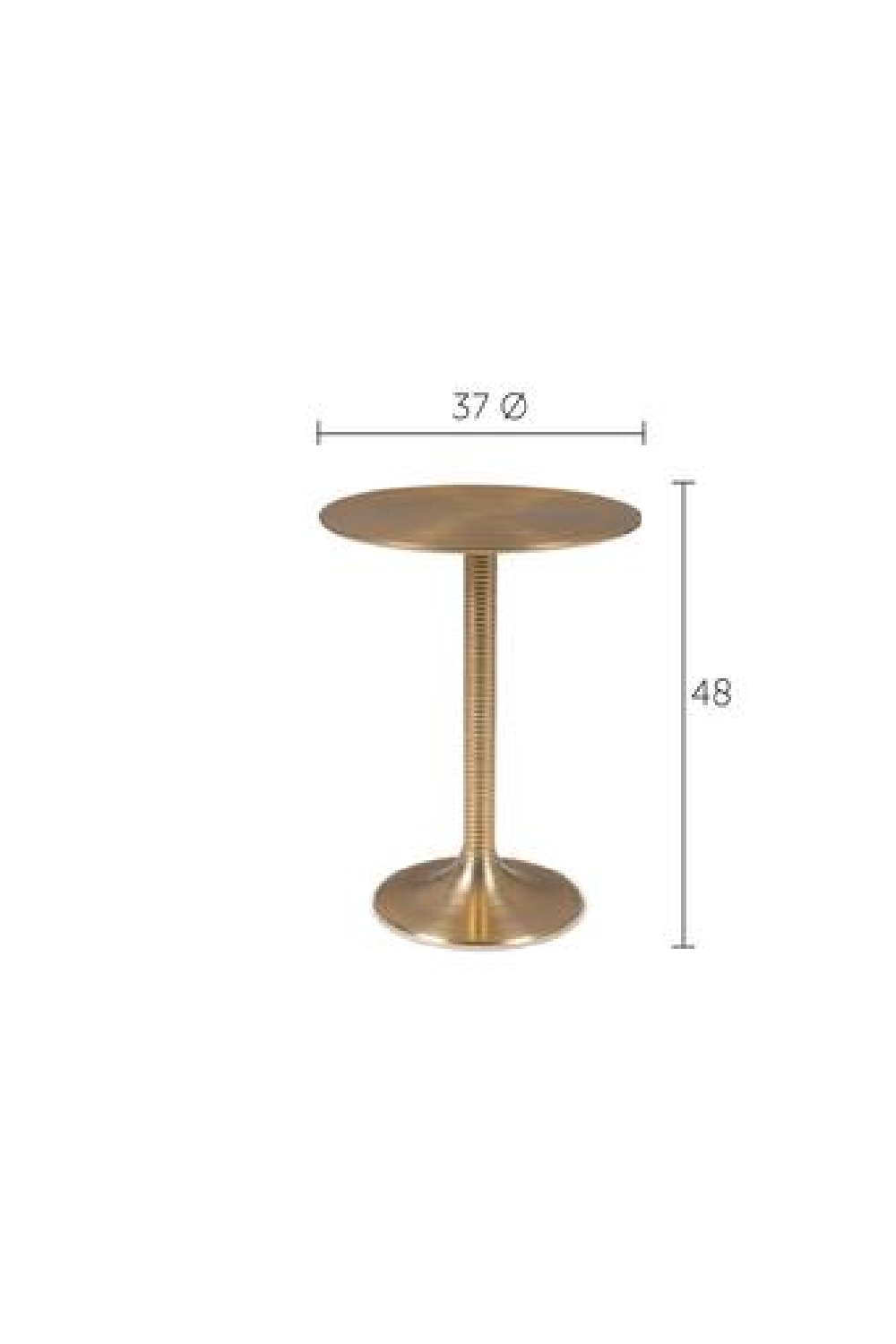 Round Pedestal Side Table | Bold Monkey Hypnotising | Oroa.com