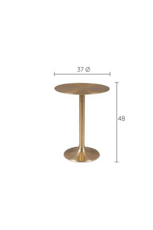 Round Pedestal Side Table | Bold Monkey Hypnotising | Oroa.com