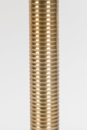 Gold Round Pedestal Coffee Table | Bold Monkey Hypnotising | OROA.com