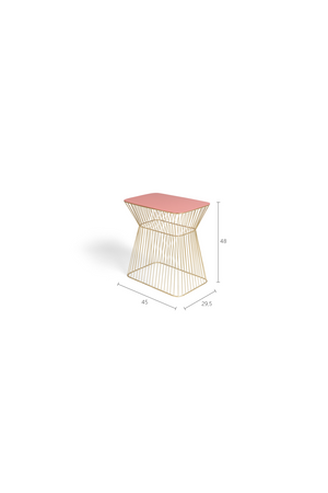 Modern Glam Side Table | Bold Monkey No Offence | OROA.com