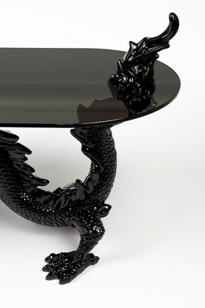 Sculptural Art Deco Coffee Table | Bold Monkey Dragonized Bastard | OROA.com
