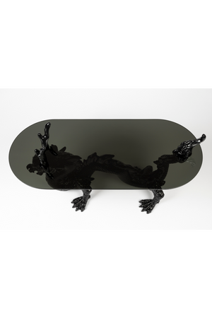 Sculptural Art Deco Coffee Table | Bold Monkey Dragonized Bastard | OROA.com