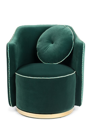 Velvet Swivel Lounge Chair | Bold Monkey Sassy Granny | Oroa.com