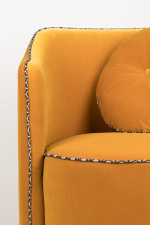 Velvet Swivel Lounge Chair | Bold Monkey Sassy Granny | Oroa.com