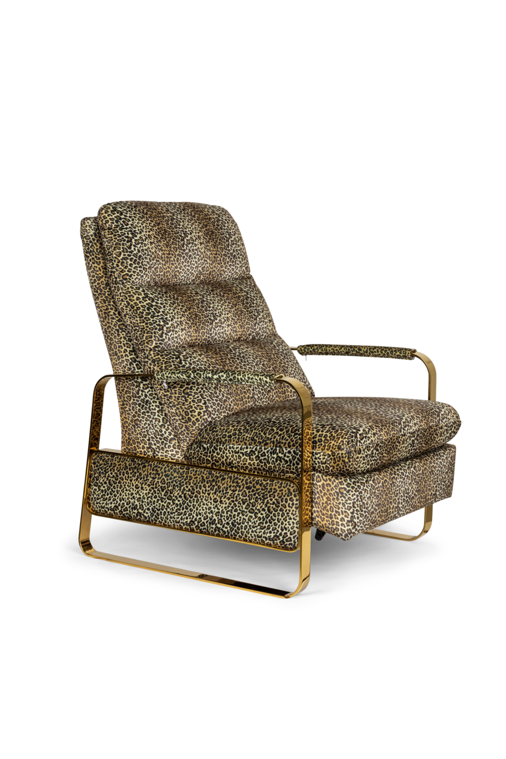 Panther Patterned Recliner Chair | Bold Monkey Relax Like Chandler | OROA.com