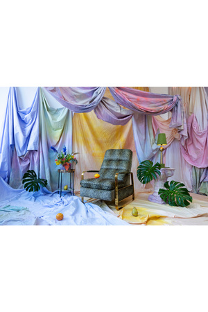 Panther Patterned Recliner Chair | Bold Monkey Relax Like Chandler | OROA.com