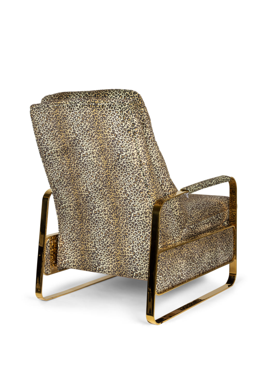 Panther Patterned Recliner Chair | Bold Monkey Relax Like Chandler | OROA.com