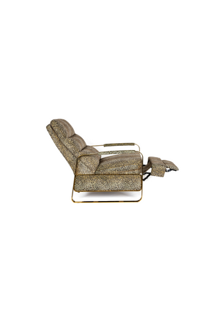 Panther Patterned Recliner Chair | Bold Monkey Relax Like Chandler | OROA.com