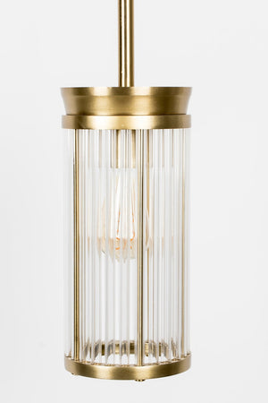 Brass Pendant Lamp M | Bold Monkey Angel on Fire | OROA.com