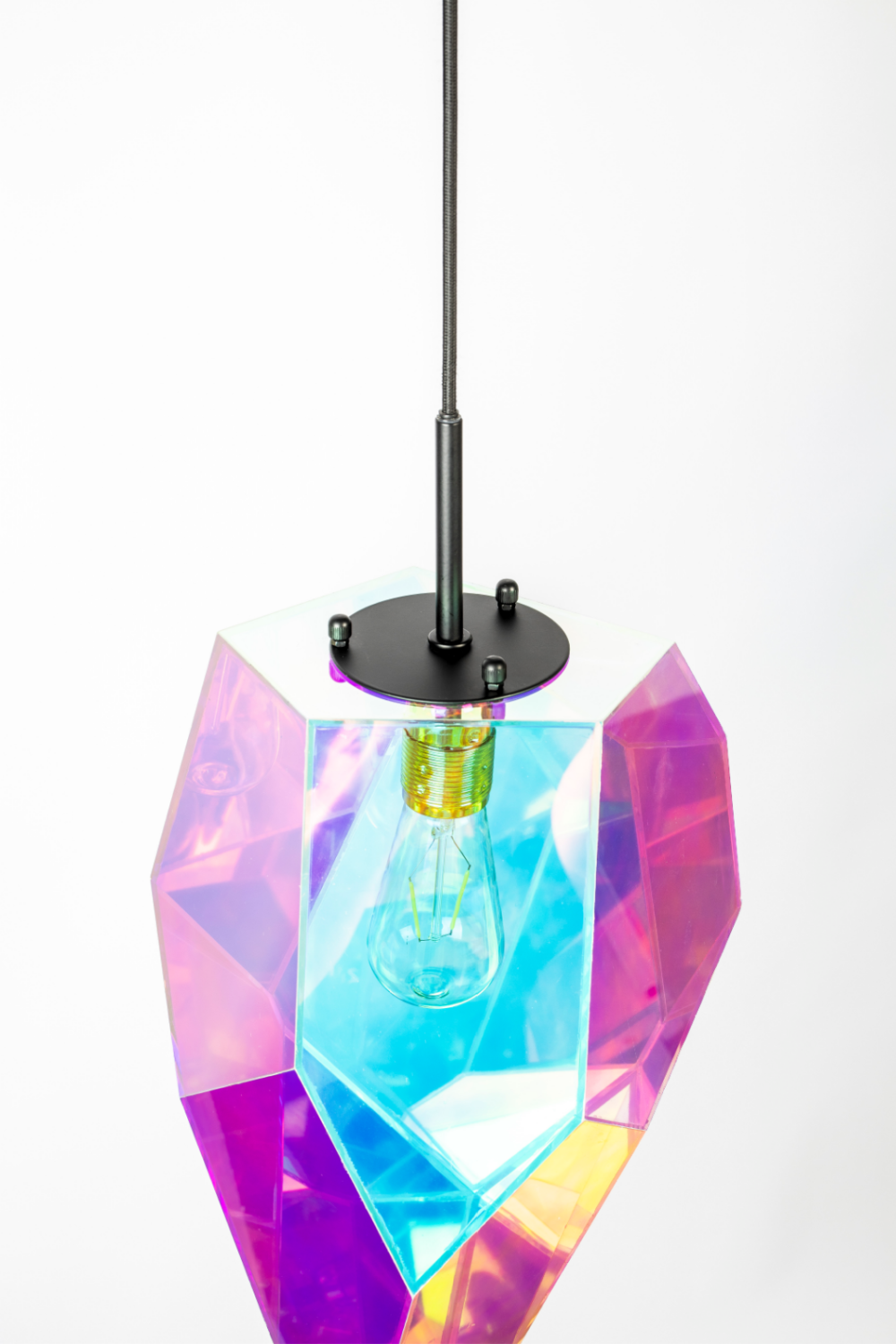 Holographic Pendant Lamp | Bold Monkey Diamond Dear | OROA.com