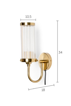 Brass Wall Lamp | Bold Monkey Angel on Fire | OROA.com