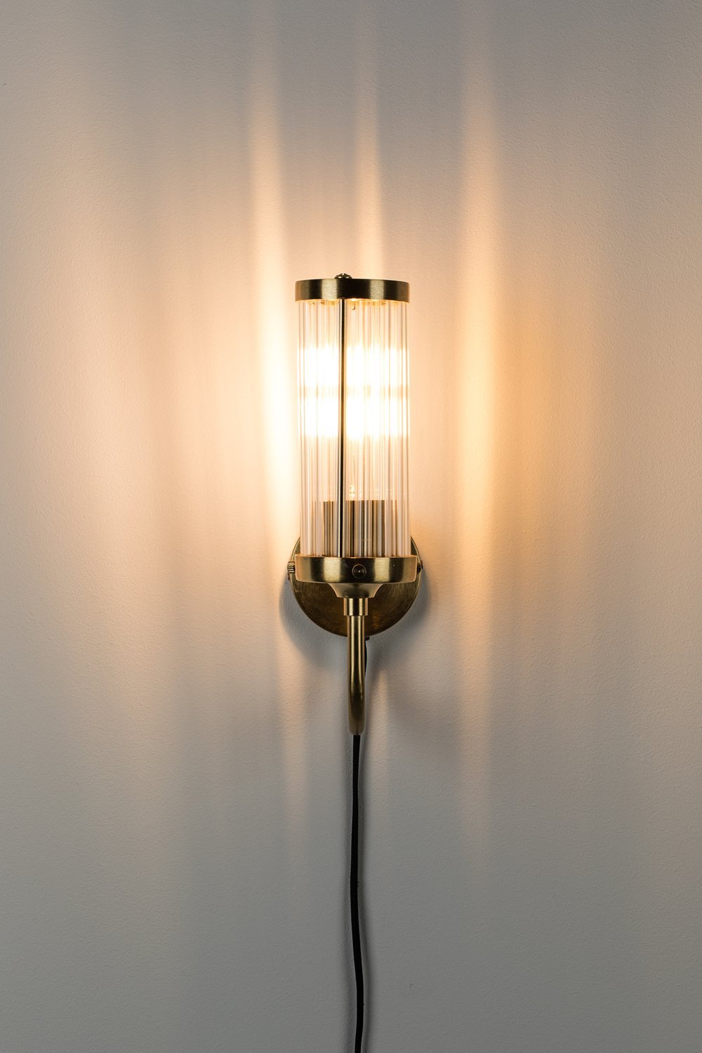 Brass Wall Lamp | Bold Monkey Angel on Fire | OROA.com