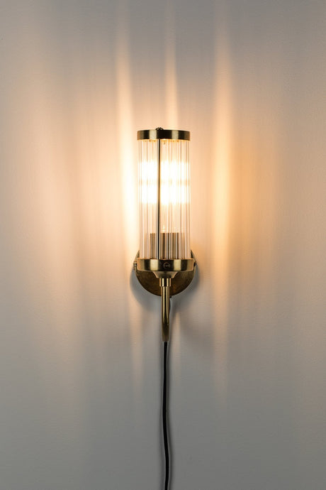 Brass Wall Lamp | Bold Monkey Angel on Fire | OROA.com