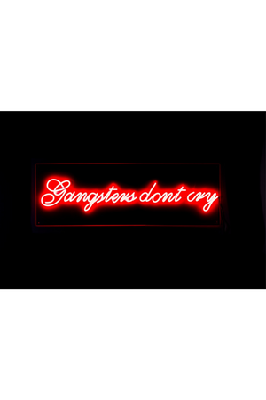 LED neon sign | Bold Monkey Gangsters Non Social | OROA.com