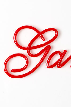 LED neon sign | Bold Monkey Gangsters Non Social | OROA.com