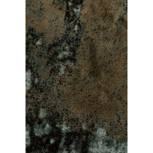 Round Khaki-Green Fringe Area Rug 70" | Bold Monkey Rocky | OROA.com