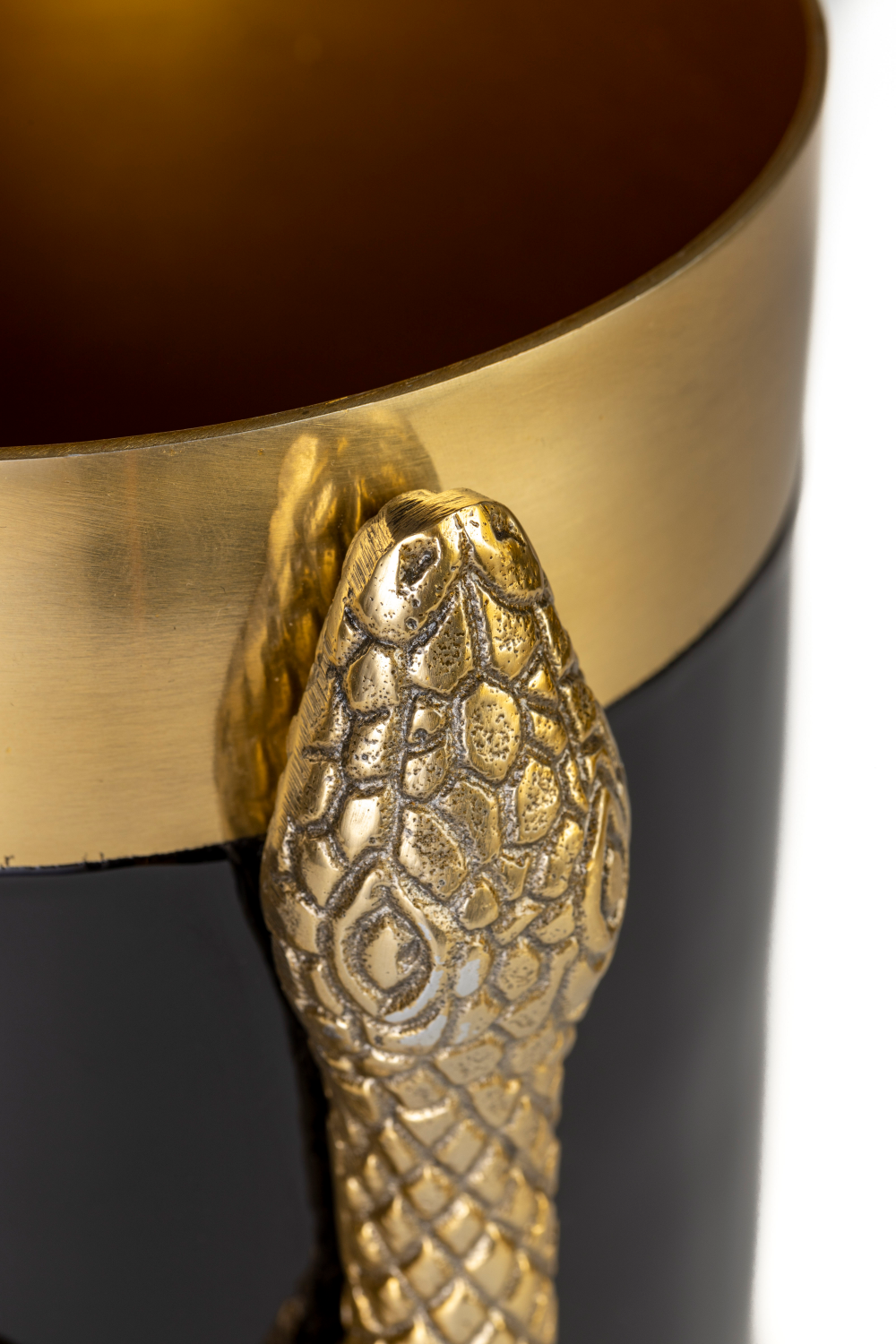 Aluminum Cylindrical Modern Vase M | Bold Monkey Never Hurt A Snake | OROA.com