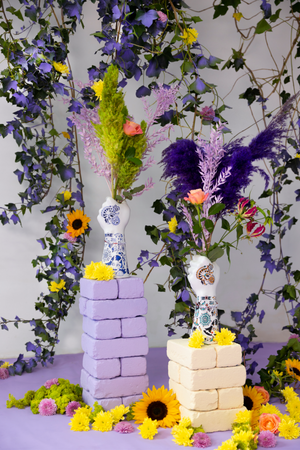 Handpainted Ceramic Fist Vase | Bold Monkey Liberty Matters | OROA.com