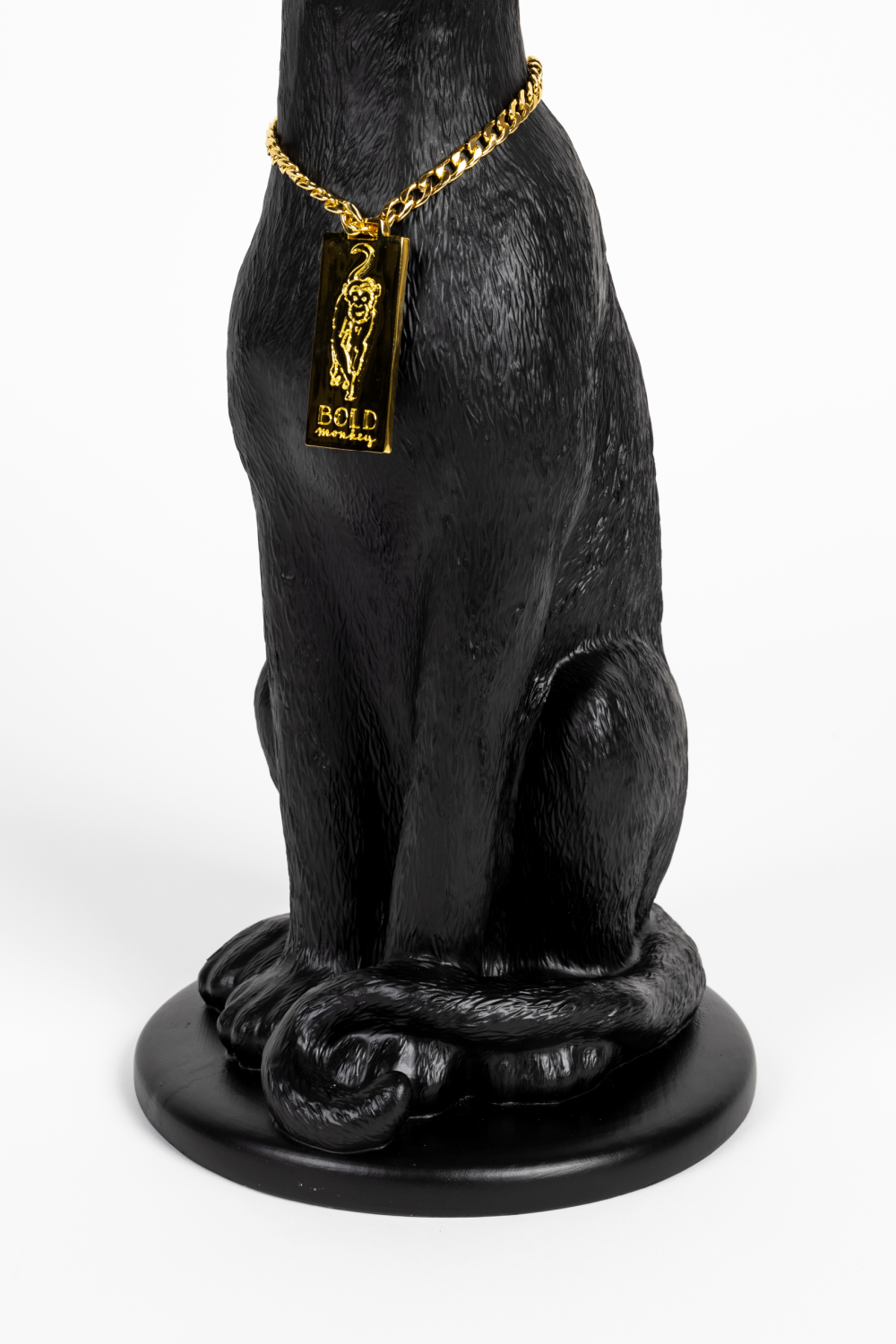 Art Deco Candle Holder | Bold Monkey Proudly Crowned Panther | OROA.com